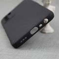 Oppo A16 MATTE BLACK SOFT SILICON FLEXIBLE TPU CASE SLIM  BACK COVER. 