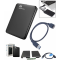 USB 3.0 Portable External Hard Drive 1TB 1000GB 750GB 640GB 500GB 320GB 250GB 160GB 120GB 80GB Portable Hard Disk. 