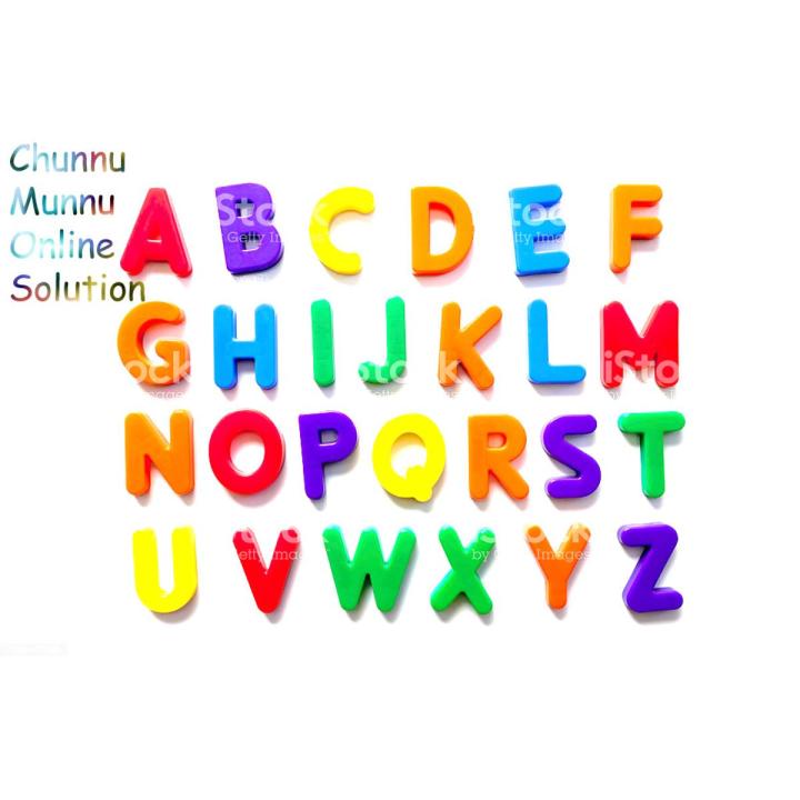Capital Alphabet Magnets - Multicolor - CMOS