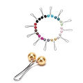 Multi-Color Hijab Clip Pins for Women - Safety Scarf Brooches. 