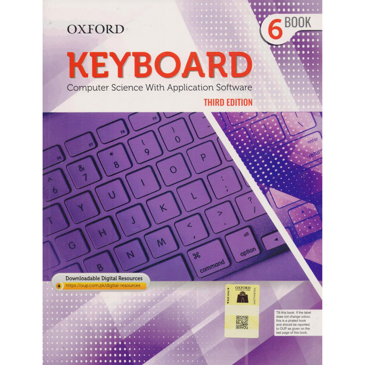 Oxford Keyboard Computer Science Book 6 With Application Software Third Edition