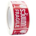 Fragile Warning Mark Sticker Scratch-Resistant Careful Handling Fragile Warning Sign Sticker. 