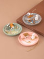 Jewelry tray dresser storage tray ornament ring tray small ornament creative home decoration incense insert plate incense stand. 