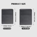 13 15 inch Professional Adjustable Stand Laptop Sleeve with Mouse Pad Shockproof Tablet Case Colorful PU Leather Computer Bag for HP/Dell/Surface Office. 