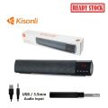 Kisonli LED-800 & LED-800B Home TV PC Bluetooth Soundbar Speaker Portable Wireless Subwoofer 3D Surround Speakers HiFi Support FM Radio Clock TF USB With FM Radio/USB/AUX/TF For TV LED LCD Desktop/Laptop/PC/Gaming. 