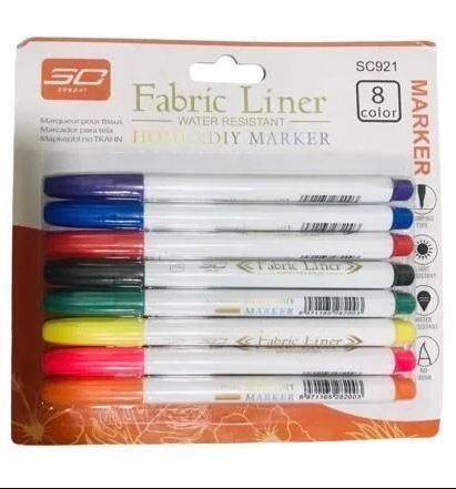 Cloth Art Mark Soft Pen Fabric Liner Water Resistant