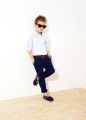 Pants for Kids - Blue Color Cotton jeans. 