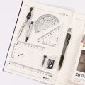 Supplies drawing tool belt stationery box school set stationery set math geometry drawing ruler compass compass 82392 KEEMEEUYZO. 