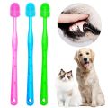 Dog Toothbrush Pet Supplies Cat Silicone Toothbrush Mouth Cleaning Care HAPPYTIME. 