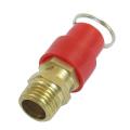 Pressure relief valve 1/4 Zoll PT air compression valve red +. 