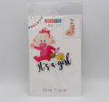 ITS A GIRL CAKE TOPPER FOR CAKE DECORATION BABY GIRL WELCOME PARTY CELEBRATION CAKE TOPPER. 