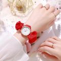 RINDMART Scrunchies Watch For Girls Ladies Cloth Wristwatch Fashion Women. 