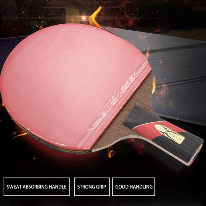 Huieson Super ful Ping Pong Racket Bat,6 Star Table Tennis Racket Sticky Pimples