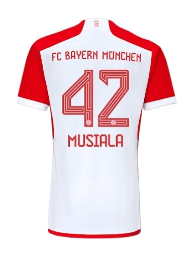 FC%20bayern%20Home%20kit%2023/24%20-%20Jamal%20Musiala%20Kit%20-%20football%20jersey%20-%20Image%202