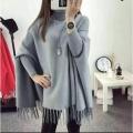 Winter Fleece Poncho. 