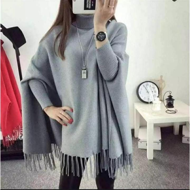 Winter Fleece Poncho
