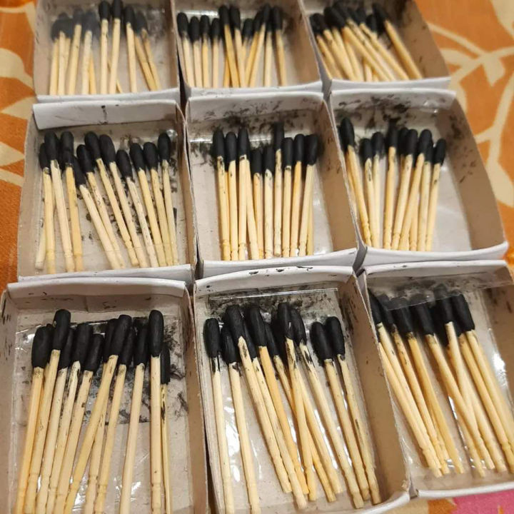 Waterproof Kajal Pack of 5 - Matte Black, Long-lasting Charcoal Formula