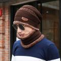 Winter Woolen Cap for Men And Women With Neck Cover, Beanie Neck Warmer Cap Full Set, 2 Piece Garam Muffler Topi For Ladies, Winter Collection stylish skull, Thicken Hedging Balaclava Skullies. 