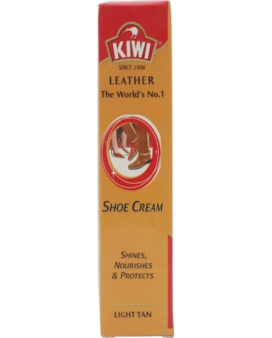 Kiwi Leather Show Cream Light Tan 45ml