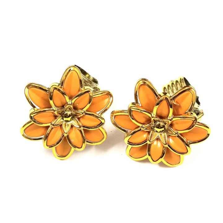 Decorative Curtain Rod End Stoppers Flower Design, Pack of 2 or 4 Stylish Finials for Drapes