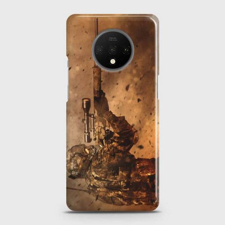 OnePlus 7T Cover Pubg Player Accessories Hard Cover- Design 49 Case
