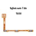 INFINIX NOTE 7 LITE X656 POWER FLEX / POWER RIBBON, Power Switch On Off Volume Button Connector Ribbon for INFINIX. 
