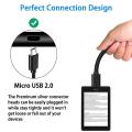 Usb Charging Cable For Cowin E7 Jabra Elite 45e 65t Evolve 75 65 Headphones Bugani M83 M90 Treblab Hd77 Blueparrott B250-X. 