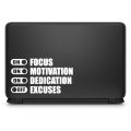 Motivation Quote Switch Vinyl Decal Laptop Sticker, Laptop Stickers by Zain  Sticker. 
