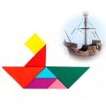 New Children Mental Development Tangram Wooden Jigsaw Puzzle Educational Toys For Kids. 