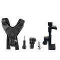 Motorcycle Helmet Chin Stand Mount Holder for Mobile Phones Camera Action Cam Go Pro. 