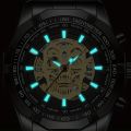 Men's Fashion Skull Watch, Luminous Skull Hollow Wrist Watch. 