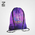 Black Drawstring Bag Digitally printed on Cloth For (Boys & girls)  By Zezo. 