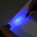 Magic Invisible Ink Pen With Light Pack Of 3 Cheating Pen With UV Light. 