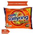Samyang Noodles Original (Orange) 120 gram Soupy Noodles Hot Chicken Ramen Korean imported spicy noodles Korean Noodles Spicy Noodles. 