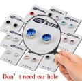 Acupressure Slimming Earrings Healthcare Weight Loss Stud Earring Healthy Stimulating Acupoints Gallstone Clip Magnetic Therapy. 