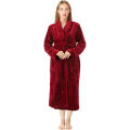 Bathrobes For Women Fleece Dressing Gown Super Soft Cozy Plush Loungewear. 
