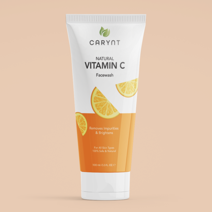 Carynt Vitamin C Face Wash - 100ml for Brightening & Deep Cleansing