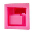 Small House Stairs Shaped Cement Pots Silicone Mold Nordic Style Stairs Type Flower Vase Mould. 