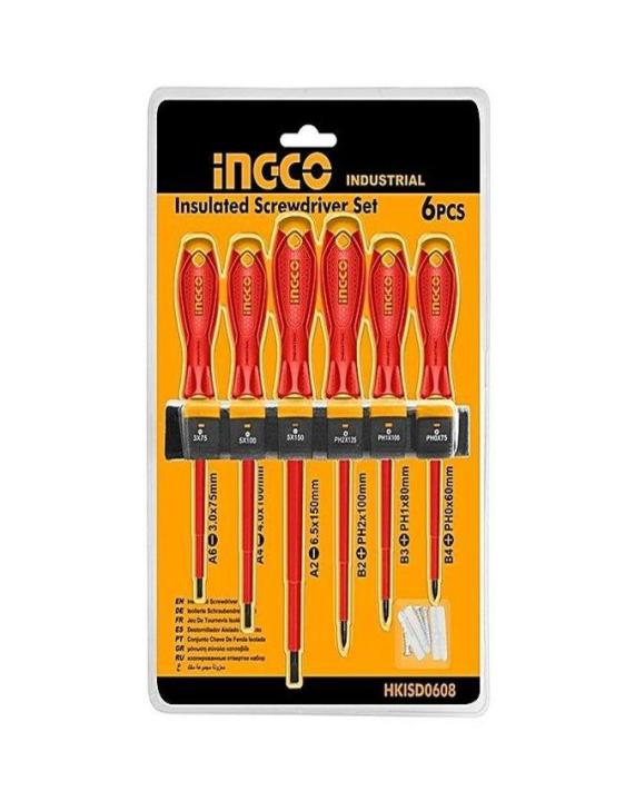 Ingco%206%20Pcs%20Insulated%20Screwdriver%20Set%20-%20Red%20-%20Image%207