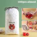 Disposable Cling Wrap Plastic Wrap Food Cover Grade 100Pcs. 