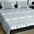 Export Quality kids Bedsheets High Quality Fine Soft Cotton Unique Designed Bedsheet 3 Piece Set Double Bed Printed Pure Cotton King Size Bedsheet. 