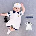 Baby Boy Romper Clothes Newborn Infant Summer POLO Shirt Short Sleeve Jumpsuit Toddle Boys Jumper Onesie. 