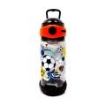 Disney Original TRITAN Material Kids Drinking Water Bottle Fast-Flowing Nozzle Design (580ml) - Tritan BPA Free, Wide Mouth, Push Button Flip Lid, Secure Lock, Easy Open, Lightweight, Time Marker Water Bottle For Girls & Boys. 