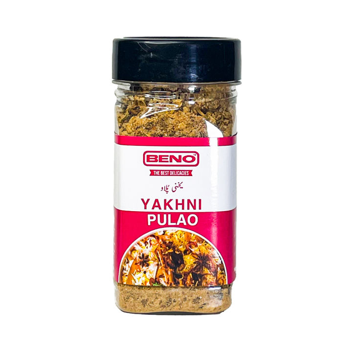 "Beno%20Yakhni%20Pulao%20Family%20Pack%20-%20160g:%20A%20Culinary%20Delight%20for%20the%20Entire%20Family!"%20Yakhni%20Pulao%20Masala%20%7C%20yakhni%20pulao%20masala%20mix%20%7C%20beno%20yakhni%20pulao%20-%20Image%202