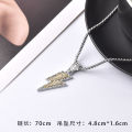 Stainless Steel Necklace for Men Women Hip Hop Design Full Diamond Cartoon Pendant Titanium Steel Necklace. 