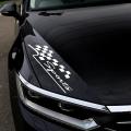 Sports (White) Bonnet Sticker, High Quality Waterproof Vinyl Decal, Bumper Stickers for Car, Car Accessories, Car Modifications, Car Styling. 