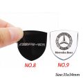 AMG Brabus Aluminum Alloy Car Body Sticker Nameplate for Mercedes Benz C200 W124 C180 A200 W210 W211 W203 w204 Auto Rear Window Emblem Badge Decal Scratch Cover Decoration. 