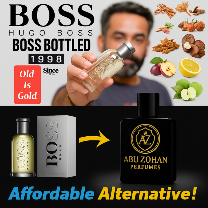 Hugo Boss Bottled Inspired Perfume for Men by Abu Zohan Perfumes – 50% Fragrance Oil – Available in 50ml Perfume Bottle