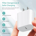 PD 20W Fast Charger Type-C Quick Charge For Apple iPhone 14 13 12 11 Magnetic Wireless Chargers USB C Lightning Cable. 
