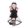 30CM Doll 20 Movable Joints 12 Inch Makeup Dress Up Anime Eyes Dolls for Girls. 